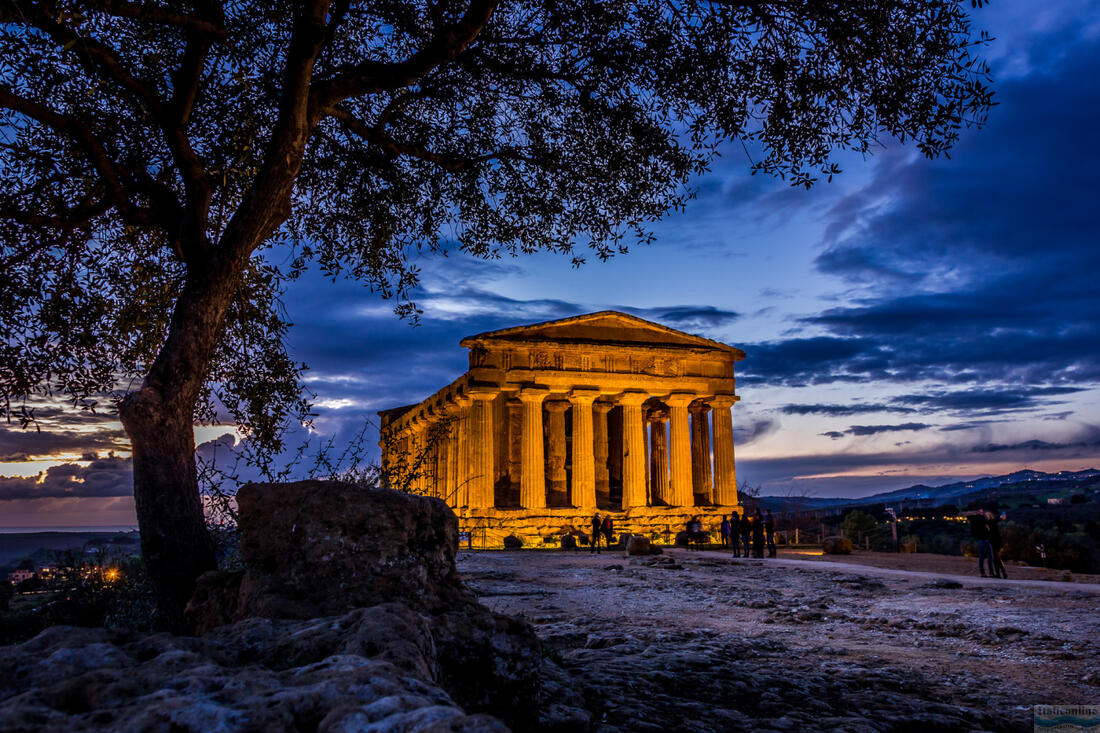 Świątynia Tempio della Concordia w Dolinie Świątyń w Agrigento