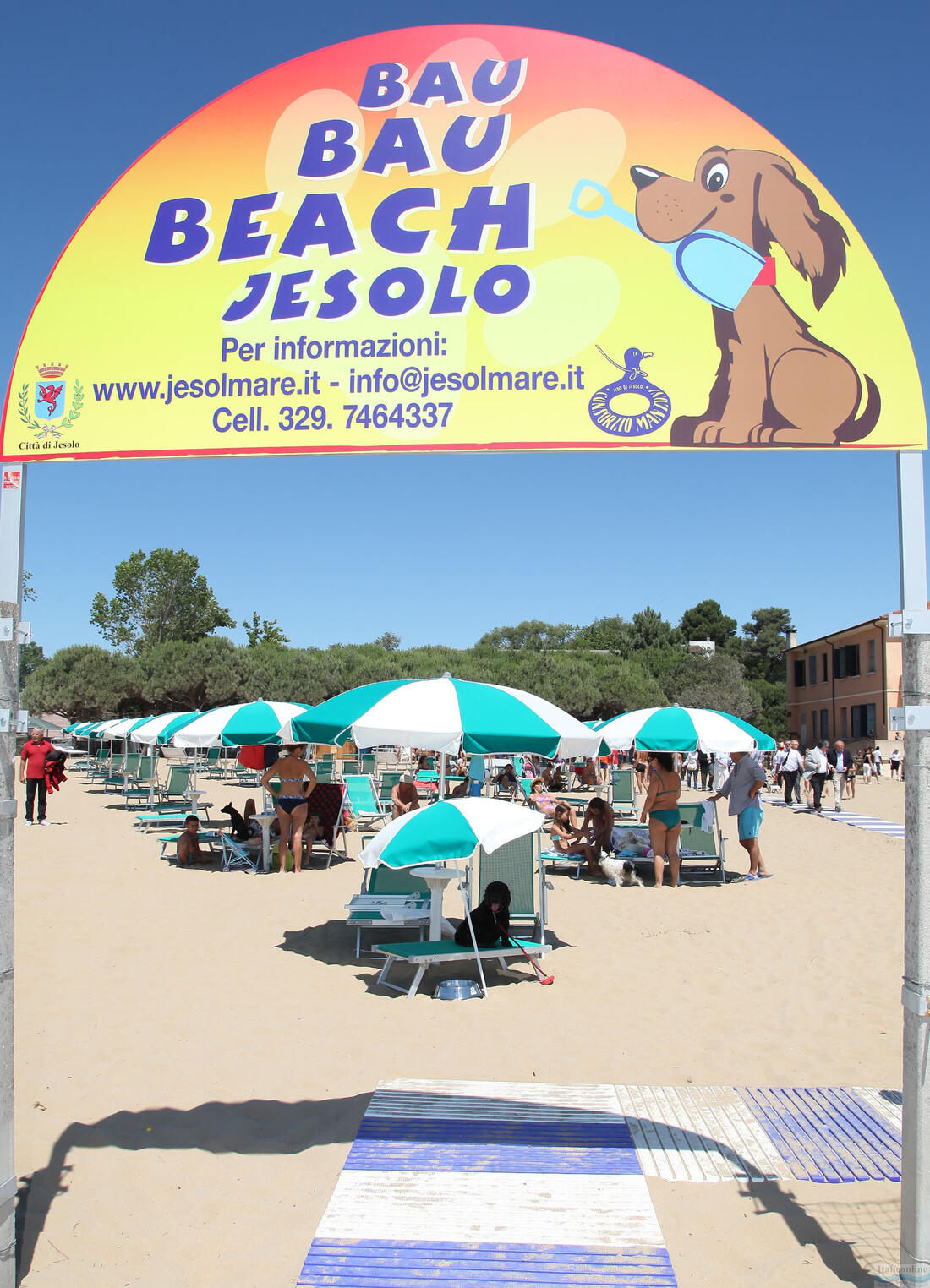 Psí pláž Bau Bau Beach Jesolo