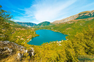 Lago di Scanno, jezioro w kształcie serca