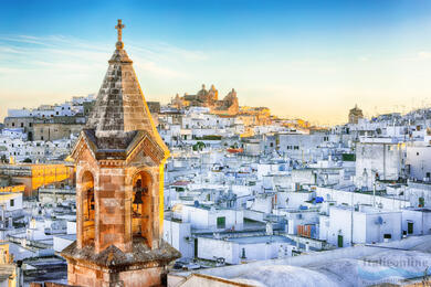 Ostuni, białe miasto w Apulii