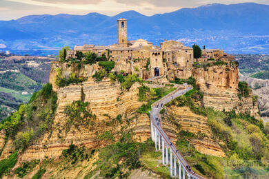 Civita di Bagnoregio, miasto, które umiera