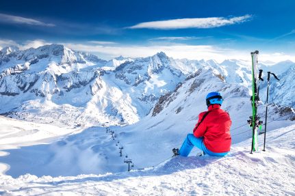 Przełęcz Passo Tonale zimą